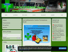Tablet Screenshot of croceverdemontebelluna.org